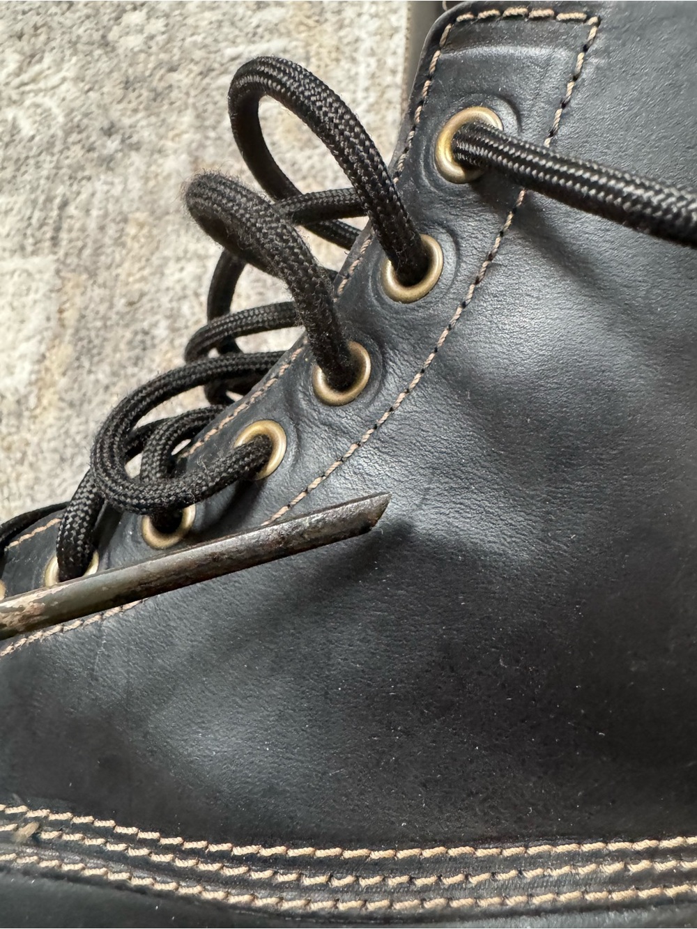 Birkenstock Birmingham Moc Black Leather Lace-Up Boots - Picture 12 of 13
